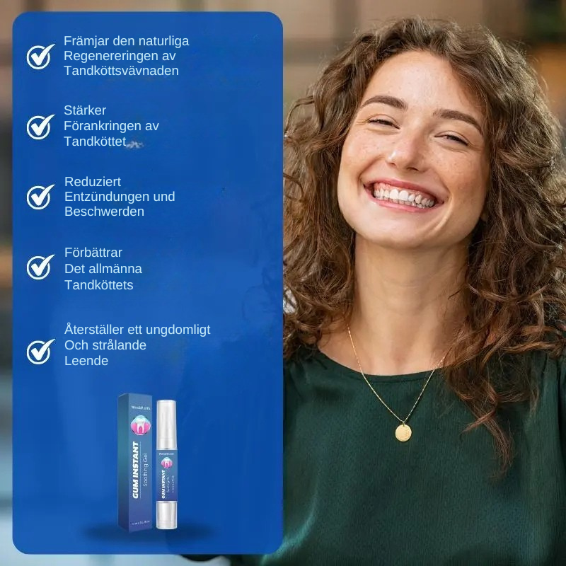 GumRelief™ | Lindrar tandkött & gerödning snabbt och effektivt