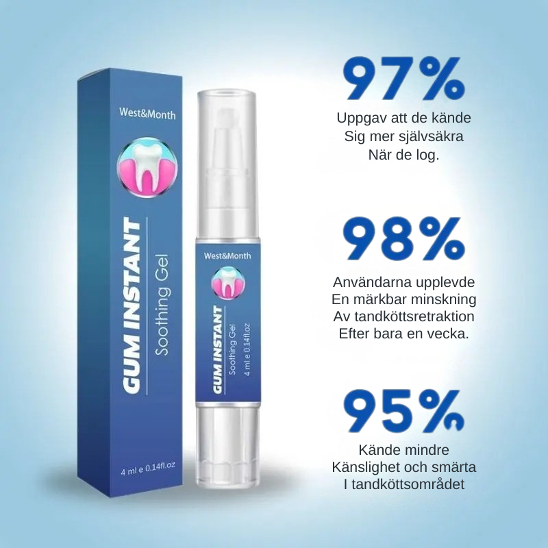 GumRelief™ | Lindrar tandkött & gerödning snabbt och effektivt